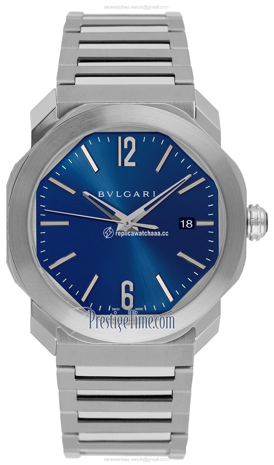 102856 OC41C3SSD Bulgari Octo Roma Mens Watch 102856 OC41C3SSD Bulgari Octo Roma Mens Watch